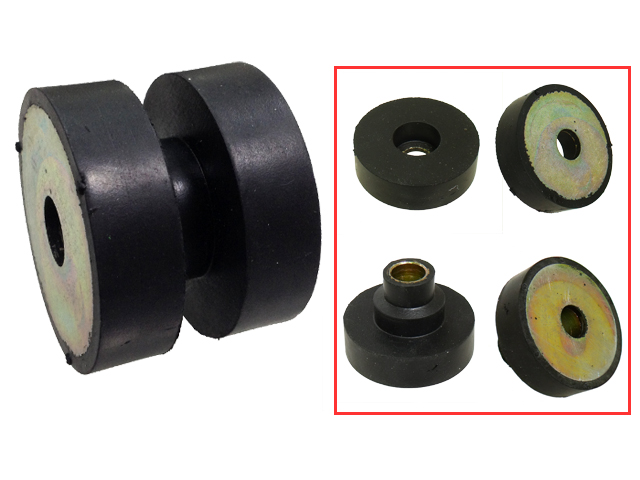 Sno-X Moottorikumi taakse Polaris - Moottorikelkan tukikumit ja kiinnikkeet - D146349 - 1