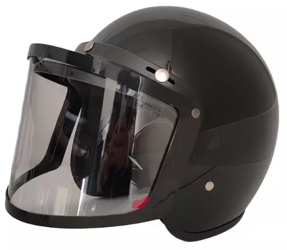 Snowpeople Basic Jet helmet, double visor, black - Avokypärät - D514409 - 1