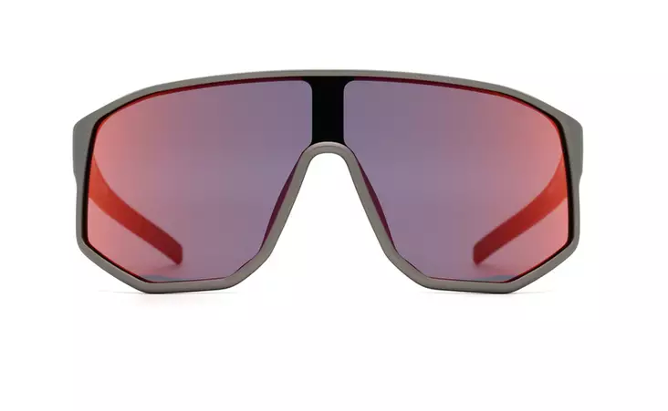 Spect Red Bull Dash Sunglasses Matt Metal Grey w Blue/Red/Purple Mirror lens - Aurinkolasit - D522539 - 1