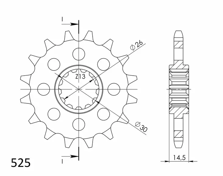 Supersprox Eturatas 1332.16 - Moottoripyörän eturattaat - D216049 - 2