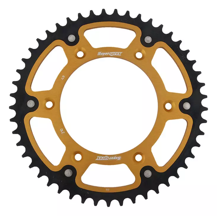 Supersprox Stealth Takaratas HO CR/CRF 87- Kulta 49 - Moottoripyörän takarattaat - D182879 - 1