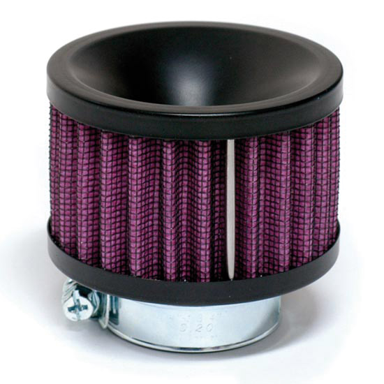 Tec-X Ilmasuodatin, Power II, Kiinitys Ø 35mm (Ø 74mm p. 50mm) - Mopon ja skootterin ilmansuodattimet - D79609 - 1