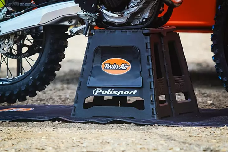 Twin Air / Polisport Foldable Lightweight Bikestand - Black - Moottoripyörän ilmansuodattimet - D509719 - 1