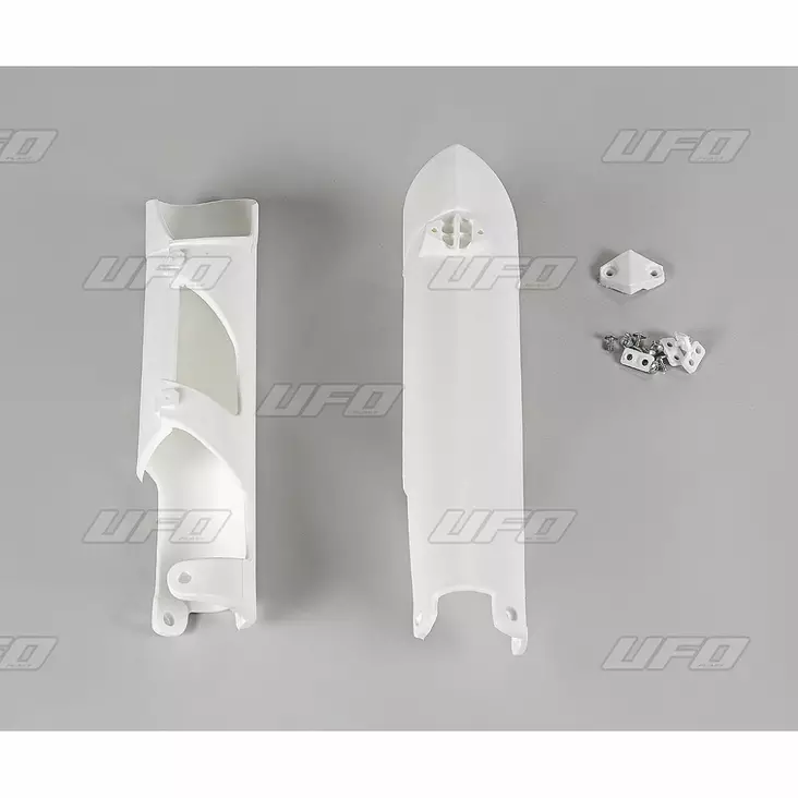 UFO Etuhaarukan suojat KTM125- EXC 08-15 SX/SXF 07-14 vit - Offroad haarukansuojat - D219659 - 1