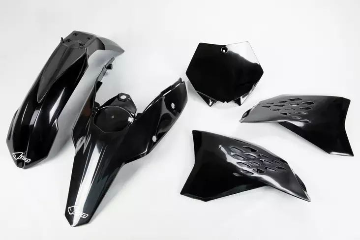 UFO Muovisarja 4-osainen Musta KTM SX/SXF125-525 07-08 - Offroad muovisarjat - D220249 - 1