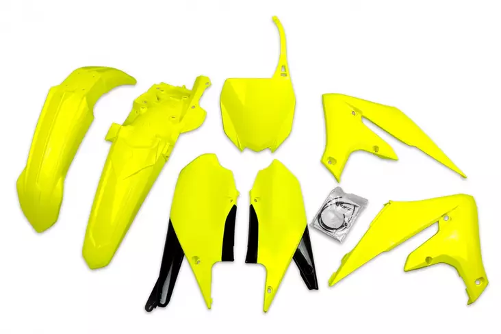 UFO Muovisarja 5-osainen Fluo Yellow DFLU YZ250F 19-23 YZ450F 18-22 - Offroad muovisarjat - D434899 - 1
