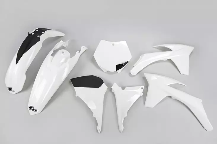 UFO Muovisarja 5-osainen Valkoinen KTM SXF125-525 11-12, SX 12 - Offroad muovisarjat - D220259 - 1