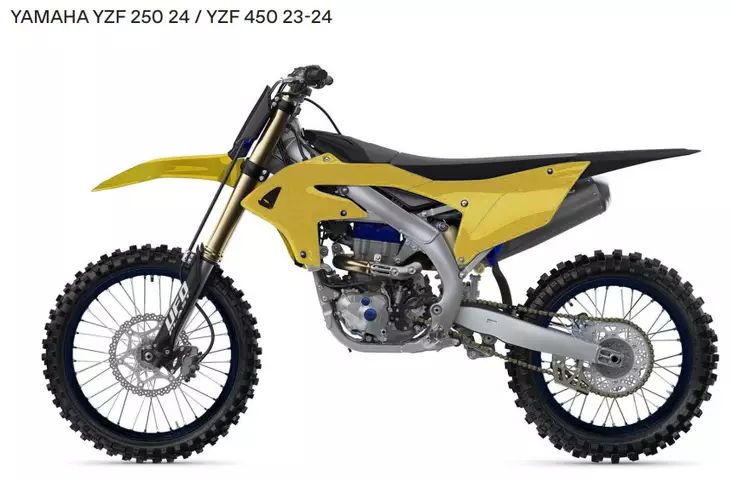 UFO Plastic kit 6-parts YZ250F 24-.. YZ450F 23-.. Gold/Black - Offroad muovisarjat - D503579 - 1