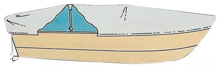 Venepeitteen tukijalka 75/120 - Venepeitteet - D124919 - 1