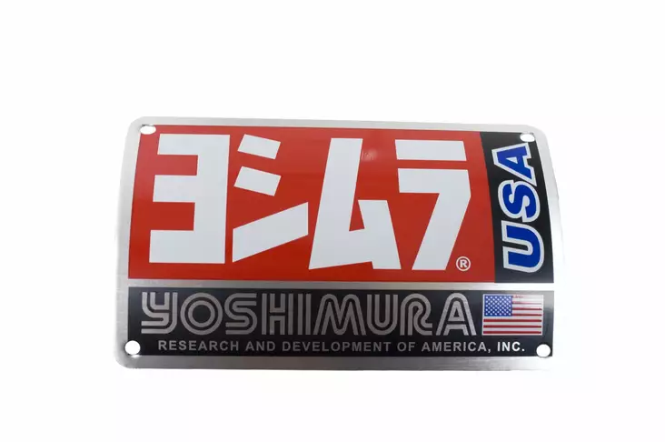 Yoshimura MUFFLER NAME BADGE YZFR1, DUCATI - Moottoripyörän pakoputken osat - D417729 - 1