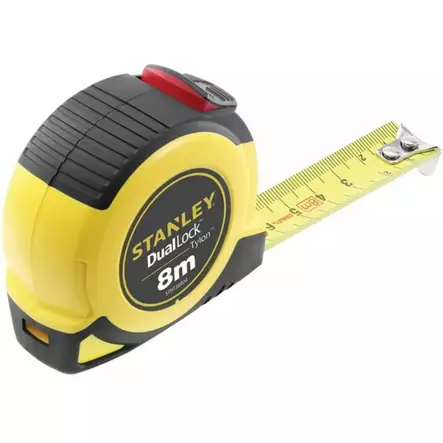 Rullamitta automaattilukituksella luokka ii duallock 25 mm x 8 m, stanley - Rullamitat ja mittanauhat - 503-STHT36804-0STA - 1