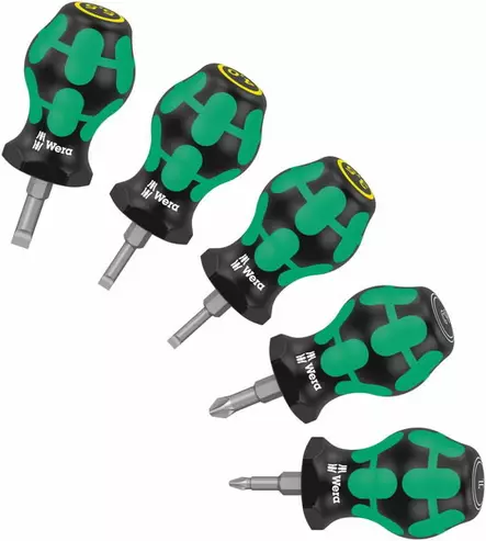 Screwdriver set stubby set 2, 25mm sl, pz1, pz3, wera - Ruuvimeisselit - 503-008871WERA - 1