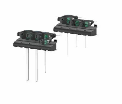 T-socket driver set 454/7 hf set hex 2,5-10mm, wera - Ruuvimeisselit - 503-023450WERA - 1