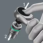 Toolset 8100 sb 7 zyklop 3/8`` metal 29 pcs, wera - Ruuvauskärkisarjat - 503-004047WERA - 1