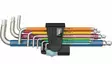 3950/9 hex-plus multicolour stainless 1 l-key set, metric, s, wera - Kuusiokoloavaimet - 503-022669WERA - 1