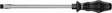 Chisel screwdriver 932 a sl 2.5x14.0x250, wera - Ruuvimeisselit - 503-018274WERA - 1