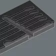 Foam insert 6003 joker combination spanner set 1, 19 pieces, wera - Työkalut työkaluvaunuihin - 503-150121WERA - 2