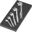 Foam insert 6004 joker self-setting spanner set 1, 5 pieces, wera - Työkalut työkaluvaunuihin - 503-150122WERA - 1