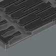 Foam insert vde screwdriver set 1, 16 pieces, wera - Työkalut työkaluvaunuihin - 503-150102WERA - 2