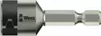 Hylsy 1/4´´ 3869/4 ruostumaton, hex 8,0x50,0, wera - Ruuvauskärjet - 503-071223WERA - 1