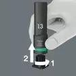 Impact socket set 1/2´´, 8790 c, 13-27mm, 11 pieces, 8790 c, wera - Hylsyt ja voimahylsyt - 503-004841WERA - 7