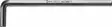 L-hex 950 l chrome 12.0x250, wera - Kuusiokoloavaimet - 503-021645WERA - 1