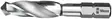 Metal drill bit 1/4´´ hss 848 4.2x45.0mm, wera - Metallinporaus - 503-104615WERA - 1