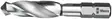 Metal drill bit 1/4´´ hss 848 5.0x50.0mm, wera - Metallinporaus - 503-104616WERA - 1