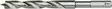 Metal drill bit 1/4´´ hss 848 8.0x110.0mm, wera - Metallinporaus - 503-104604WERA - 1