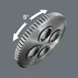 Ratchet-scewdriver 3/8´´ set, 13pcs, 8009 zyklop pocket, wera - Ruuvimeisselit - 503-004280WERA - 6