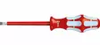 Screwdriver 3160 i vde kraftform kompkakt sl 0.8x4.0x100, wera - VDE-jännitesuojatut työkalut - 503-022731WERA - 1