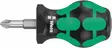 Screwdriver 355 stubby pz 2x25, wera - Ruuvimeisselit - 503-008854WERA - 1