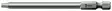 Screwdriver bit tx25/89 867/4z tx 25x89, wera - Ruuvauskärjet - 503-060189WERA - 1