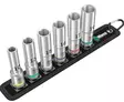 Socket set 1/2´´, long, 10-19mm, on belt, wera - Hylsyt ja voimahylsyt - 503-004565WERA - 1