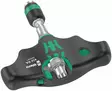 T-handle bit ratchet for 1/4´´ bits with rapidaptor, 416 ra 1/4x45, wera - Torx-avaimet - 503-023461WERA - 1