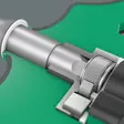 T-handle ratchet for 1/4´´ sockets, 411 a ra 1/4"x45, wera - Torx-avaimet - 503-023460WERA - 5