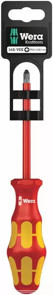 162 i ph sb vde insulated screwdriver 1 x ph 2x100, wera - VDE-jännitesuojatut työkalut - 503-100012WERA - 1