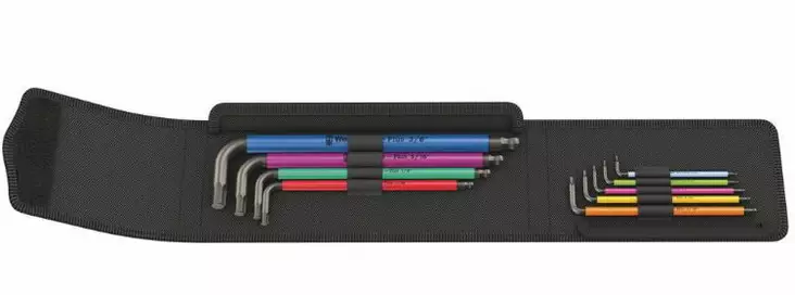950/9 hex-plus multicolour imperial 1 l-key set, wera - Kuusiokoloavaimet - 503-022639WERA - 1