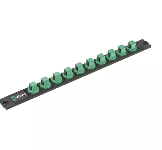 9602 magnetic socket rail, 1/2", empty, wera - Hylsyt ja voimahylsyt - 503-136422WERA - 1
