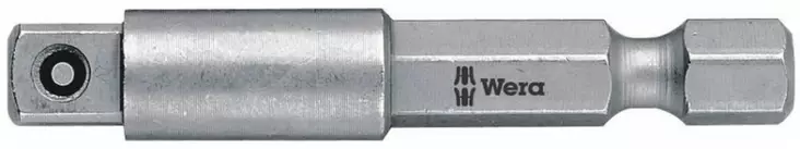 Adaptor 870/4, with locking m1/4´´x hex m1/4´´x50mm, wera - Hylsyt ja voimahylsyt - 503-050205WERA - 1