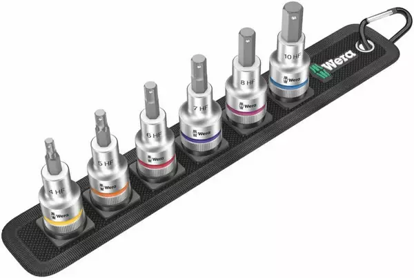 Belt c 2 zyklop in-hex-plus bit socket set with holding func, wera - Hylsyt ja voimahylsyt - 503-003996WERA - 1