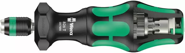 Bit-screwdriver 1/4´´ 826 t kraftform turbo 1/4´´x146, wera - Ruuvimeisselit - 503-057480WERA - 1