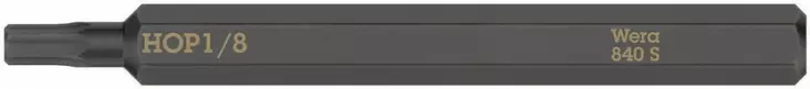 Bit for kraftform plus impact screwdriver, 1/4´´, 840 s hex 1/8´´x70, wera - Ruuvauskärjet - 503-018154WERA - 1
