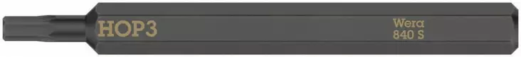 Bit for kraftform plus impact screwdriver, 1/4´´, 840 s hex 3.0x70, wera - Ruuvauskärjet - 503-018150WERA - 1