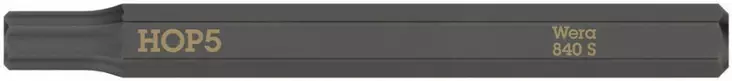 Bit for kraftform plus impact screwdriver, 1/4´´, 840 s hex 5.0x70, wera - Ruuvauskärjet - 503-018152WERA - 1