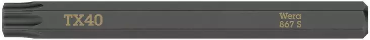 Bit for kraftform plus impact screwdriver, 1/4´´, 867 s tx 40x70, wera - Ruuvauskärjet - 503-018170WERA - 1