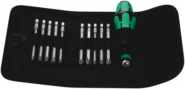 Bit screwdriver set kompakt 41 11pcs, wera - Ruuvimeisselit - 503-059299WERA - 1