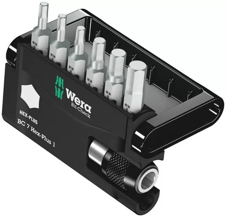 Bit set 8040-6 bit check, wera - Ruuvauskärkisarjat - 503-056168WERA - 1