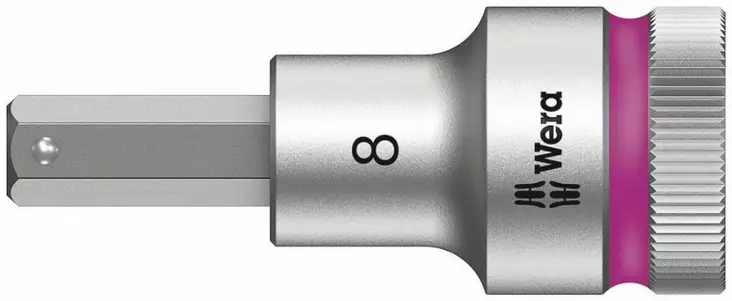 Bit socket 1/2´´ 8740 c hf 8.0x60mm, wera - Hylsyt ja voimahylsyt - 503-003824WERA - 1