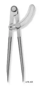 Bow-divider 500mm 478.105, scala - Harpit - 503-478-105SCALA - 1